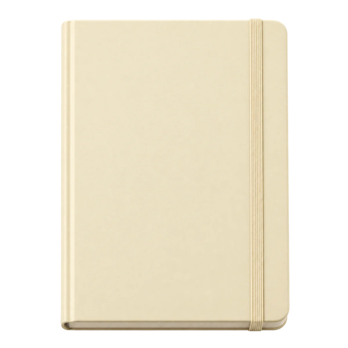 Notes w kropki, kolor maślany